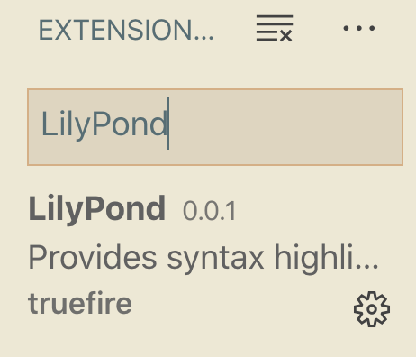 LilyPond 插件